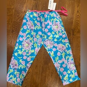 Vintage Alison Taylor floral silk pants
